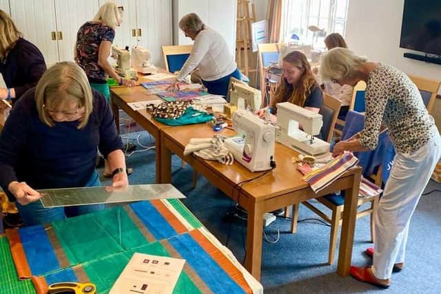 Borrow bags are made by teams of 'brilliant' volunteers, bringing local people  across Emsworth and Hayling Island together.