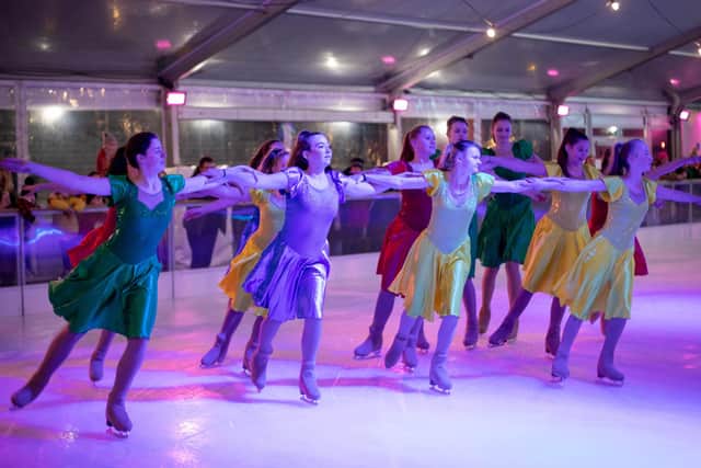 Portsmouth Ice rink at Guildhall Walk, Portsmouth  officially opens. Picture: Habibur Rahman