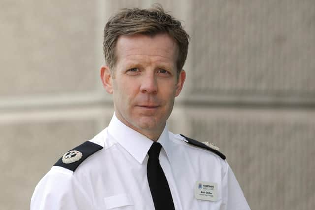 Assistant chief constable Scott Chilton. Picture:  Malcolm Wells (180320-8687)