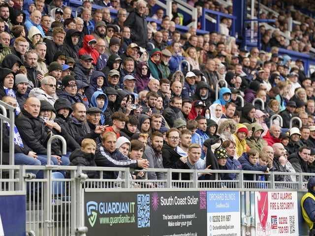 The weather didn't stop fans enjoying their latest Fratton Park outing.