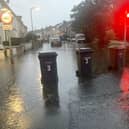 Leesland Road in Gosport, suffered some flooding after heavy rainfall in the early hours of Monday, September 23, 2024. Heavy rain is forecast across Portsmouth today.Picture: Victoria Smith