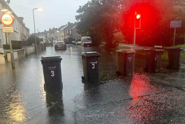 Leesland Road in Gosport, suffered some flooding after heavy rainfall in the early hours of Monday, September 23, 2024. Heavy rain is forecast across Portsmouth today.

Picture: Victoria Smith