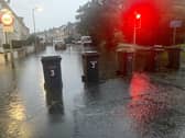 Leesland Road in Gosport, suffered some flooding after heavy rainfall in the early hours of Monday, September 23, 2024. Heavy rain is forecast across Portsmouth today.Picture: Victoria Smith