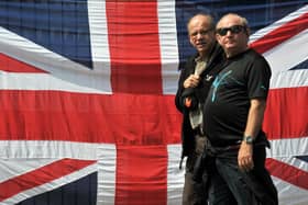 Red white and blue at Victorious Vintage at Portsmouth Historic Dockyard 2nd June 2012Picture: Steve Reid 121916-702