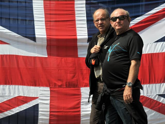 Red white and blue at Victorious Vintage at Portsmouth Historic Dockyard 2nd June 2012Picture: Steve Reid 121916-702