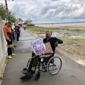 Aquind protester Steve Kingett