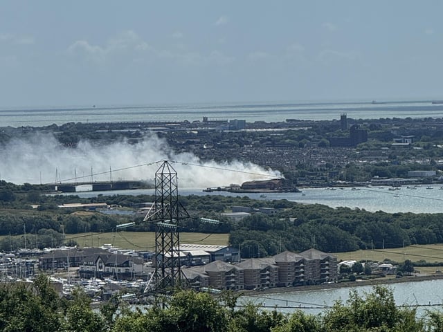 The view from Portsdown Hill. Picture: Michael Atthis