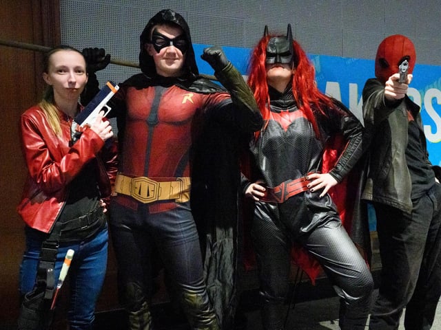 Comic Con attendees. Picture: Keith Woodland (110521-149)