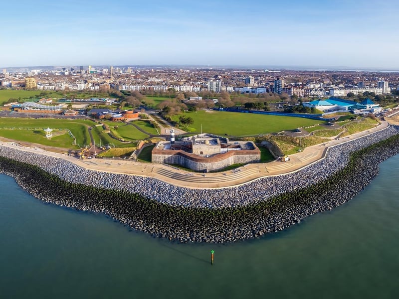 The Southsea Sea Defences project is a multi-million pound coastal scheme that is designed to prevent major flooding in the city over the next 100 years. Parts of the Southsea seafront have been closed off since I have lived here while the works take place. Find out more here: www.southseacoastalscheme.org.ukPictured - Southsea Castle and its new sea defence walls. Photos by Alex Shute