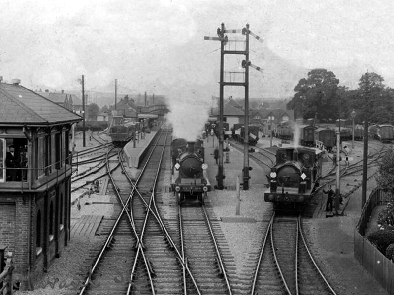Havant railway station in 1906. Picture: costen.co.uk