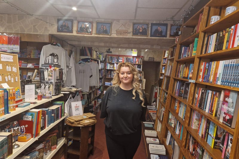 Jazz Woodward, pictured at the family-run business The Book Shop at 142 High Street, Lee-on-the-Solent .