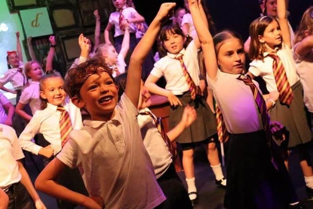 Youngsters from Titchfield Festival Youth Theatre performing