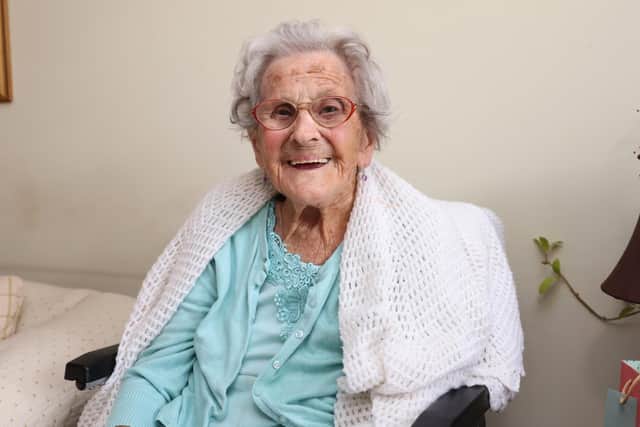Emma believes her strong family are integral to her long life. Picture: Sam Stephenson.