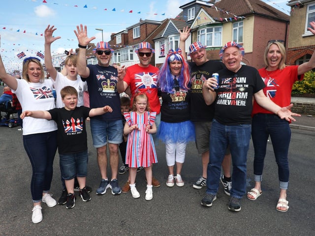 The event in Selsey Avenue, Gosport