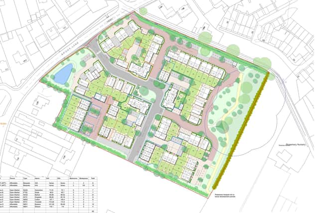 Site plans and designs for 85 homes off Brook Lane in Warsash
Picture: Taylor Wimpey