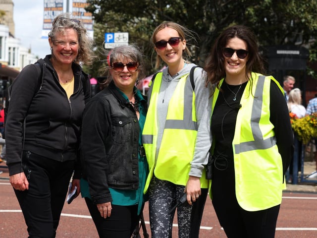 Organisers at the event (L-R) Bill Sainsbury, Jane Lamer, Roxy Elliott and Rhiannon Williams.
Picture: Sam Stephenson.
