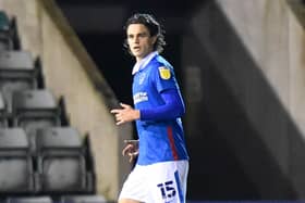 Rasmus Nicolaisen has played seven times for Pompey since his loan move to Fratton Park. Picture: Graham Hunt/ProSportsImages