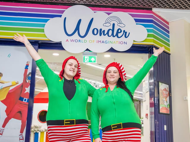 Children were excited to meet the Elf and The Grinch on Friday, November 29 at Wonder in Havant.  Photos by Alex Shute
