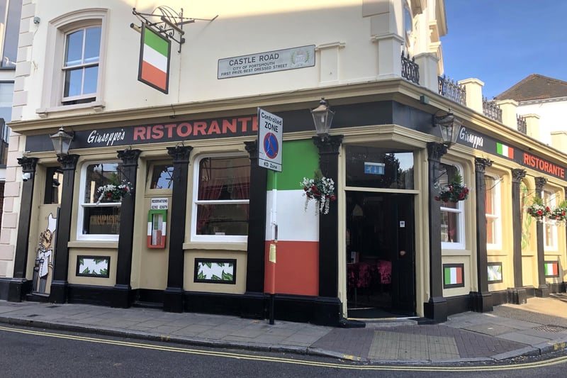 Giuseppe's in Kent Road, Southsea serves traditional Italian cuisine. It has a 4 out of 5 rating on TripAdvisor from 141 reviews.