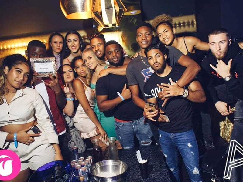Clubbers at Face on the floor in Pryzm in 2018.