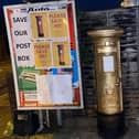 The Hayling Island post box turned gold over the weekend amidst a campaign to get it re-commissioned
