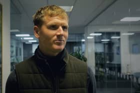 Pompey star Matt Ritchie at Ridown headquarters, Whiteley