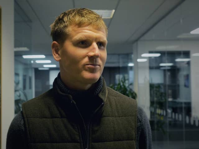 Pompey star Matt Ritchie at Ridown headquarters, Whiteley