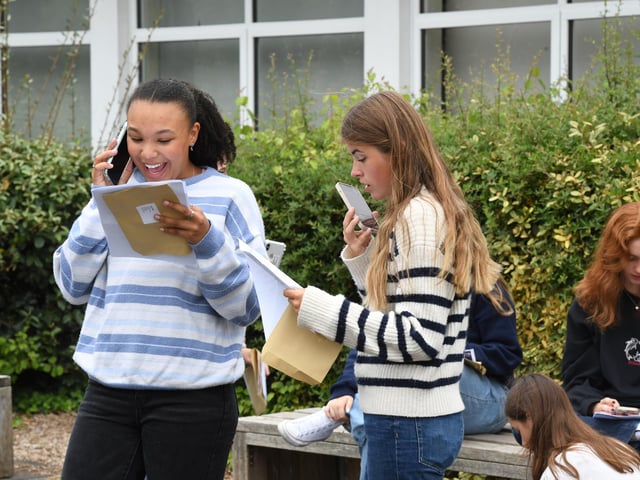 GCSE exam results day at King’s Academy Bay House in Gosport, Hampshire - 22/08/24.Please credit: Paul Jacobs/pictureexclusive.com
