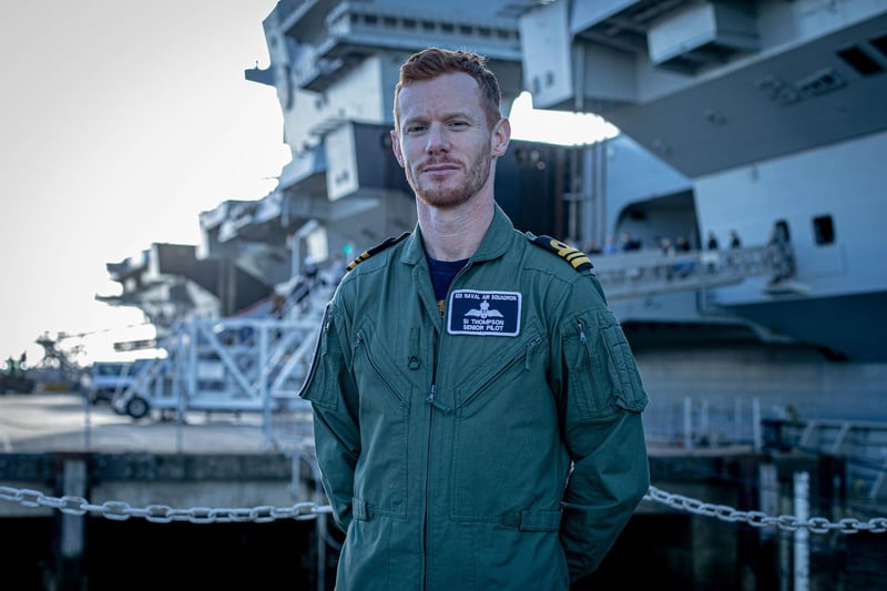 Pictured: Lieutenant Commander Simon Thompson said the achievements from the USA deployed dispelled some of the doubts many had about HMS Prince of Wales. The crew tested F-35 fighter jets and crewless aircraft while working alongside the USA. Picture: Habibur Rahman