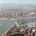 Aerial of Haslar and HMS Dolphin in 1998.