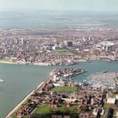 Aerial of Haslar and HMS Dolphin in 1998.