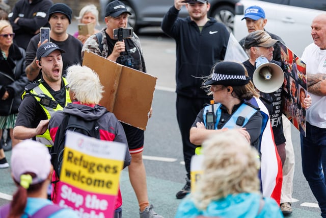 Southsea protest turned violent on Saturday