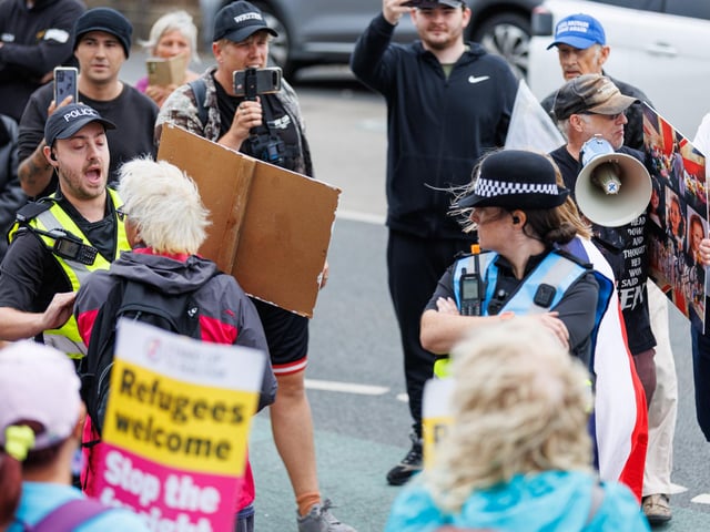 Southsea protest turned violent on Saturday