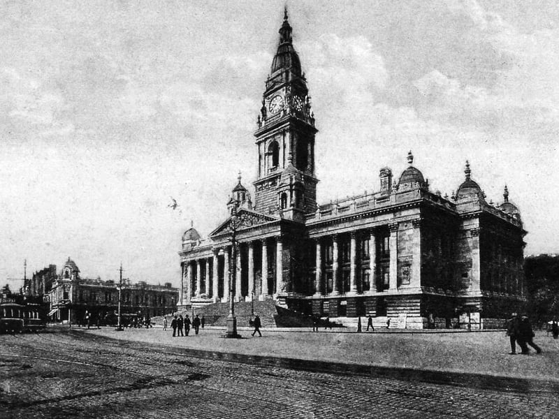 The old Guildhall when it was known as the town hall