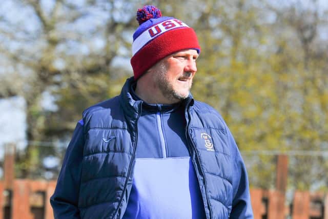 Glenn Turnbull admits he would be staying at US Portsmouth if Moneyfields had remained in the Southern League next season. Pic: Martyn White.