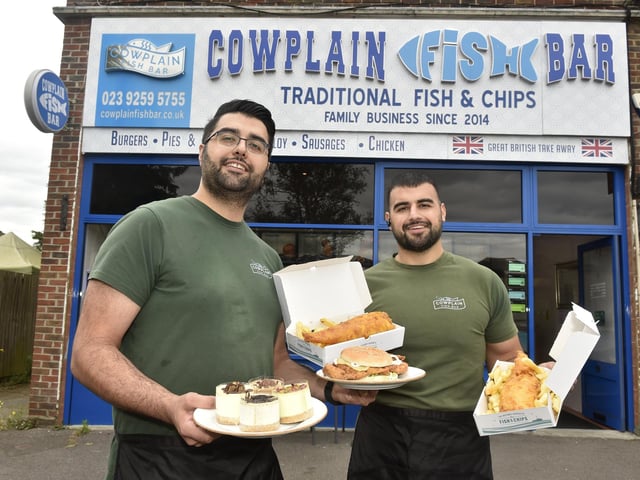 Cowplain Fish Bar in Hazleton Way was voted for by two of our readers. Picture: Sarah Standing (010724-6350)
