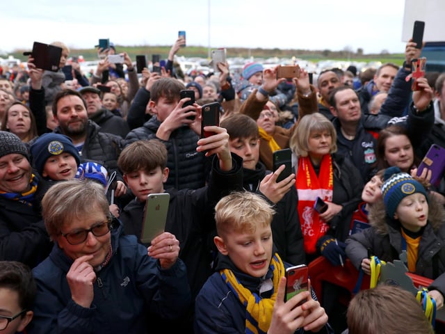 Average travelling support this season: 548.