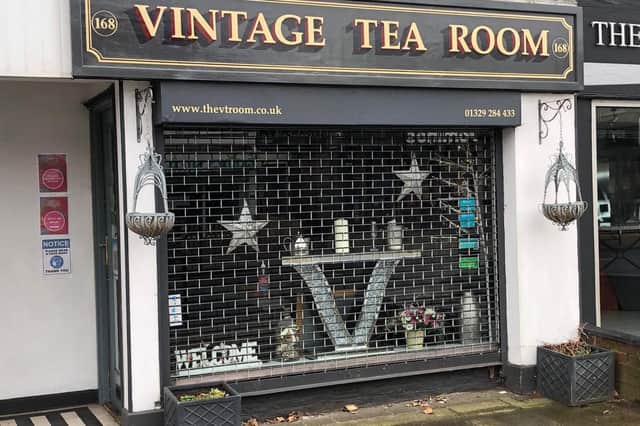 Vintage Tea Room in West Street, Fareham on February 14, 2021