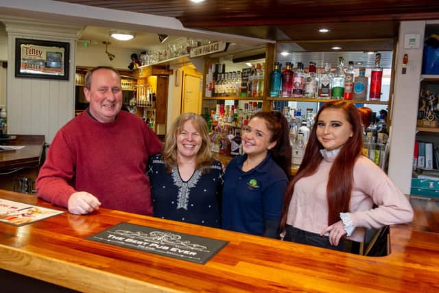 Darren and Tina Tester with their daughters, Elise Bellis and Amy Thornhill. Picture: Habibur Rahman