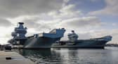HMS Queen Elizabeth and HMS Prince of Wales, together in Portsmouth. Photo: Leading Photographer Ben Corbett