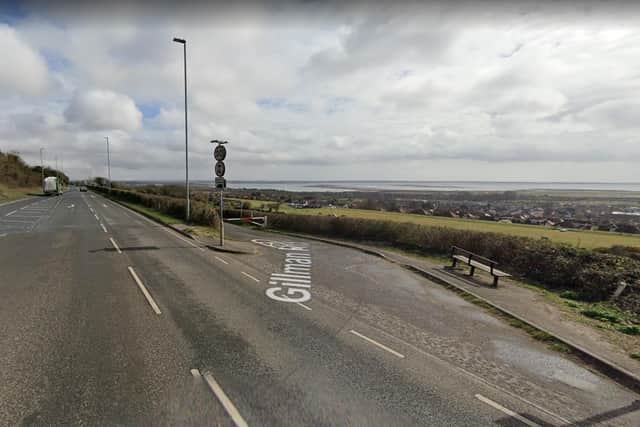 The incident happened in Portsdown Hill Road, at the junction of Gillman Road. Picture: Google Street View.