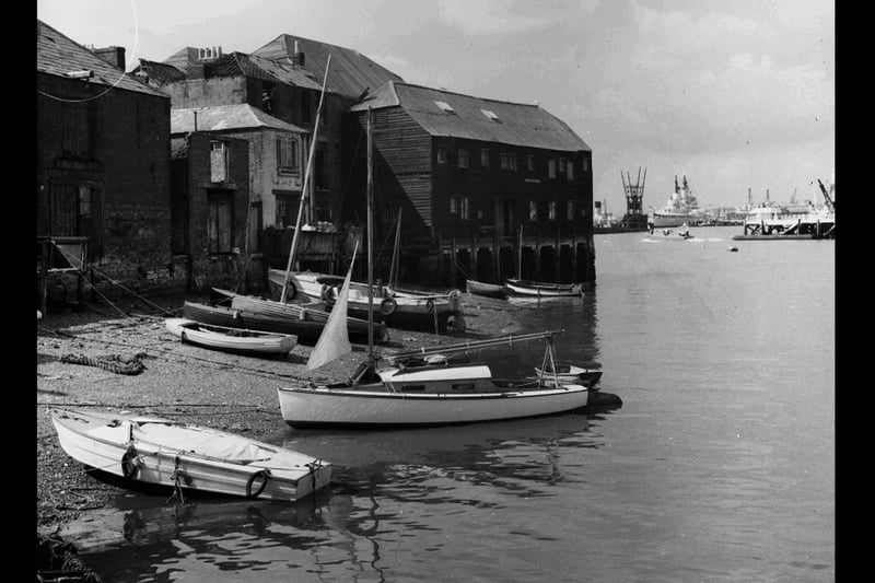 The Camber, Old Portsmouth, in the early 1950s