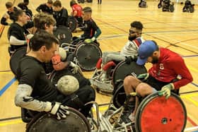 Team Solent Sharks, the only Wheelchair rugby club in Hampshire