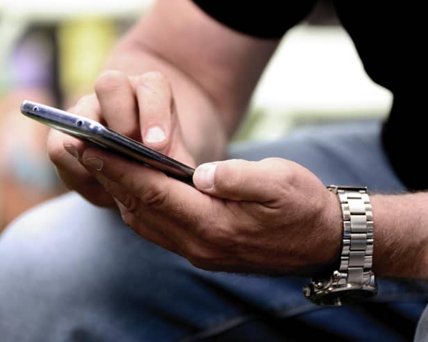 A man who twice failed to provide a PIN code for his mobile phone after being stopped at Belfast International Airport has been given a suspended prison term. Picture: pixabay (generic image).