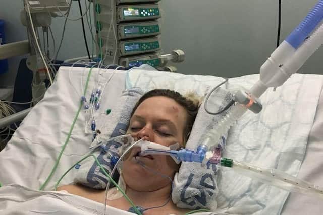 Laura Summers in the Intensive Care Unit