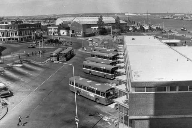 The Gosport Bus Station and Ferry Terminus on May 9 1980