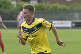 Marley Ridge in action for Moneyfields in 2017/18. Pic: Neil Marshall.