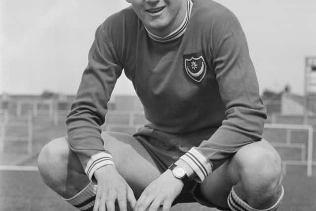 George Ley made 204 appearances for Pompey, scoring 11 goals. Picture: Wood/Daily Express/Getty Images