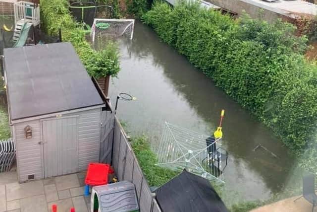Residents of Salisbury Road in Cosham are calling for urgent action after flooding has hit their street. Picture: Lucy Heard
