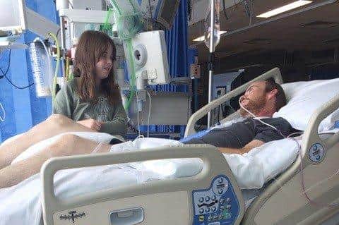 Richard Ponting from Fareham had a stroke while he was at work